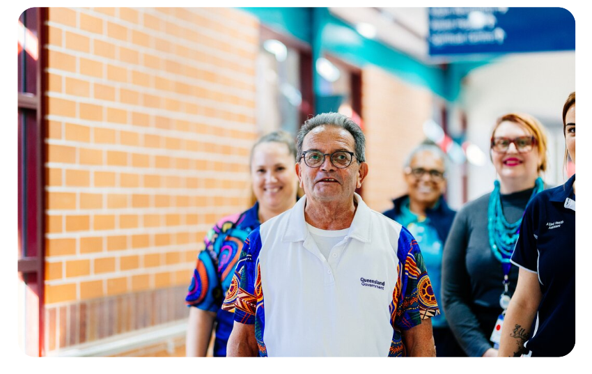 Group image of hospital staff