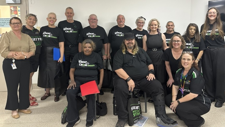 Gourmet hot dogs - Upbeat choir with WBHHS staff