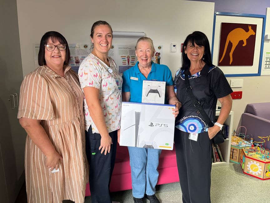  PS5 Donation with nurses resized