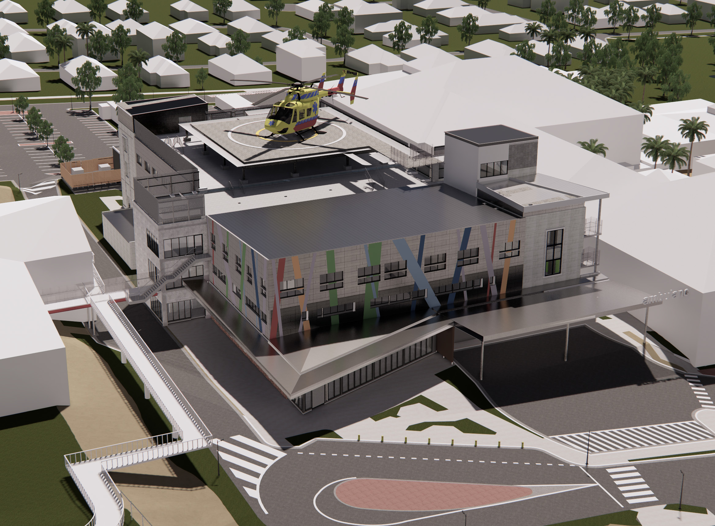 A proposed view of the Hervey Bay Hospital expansion